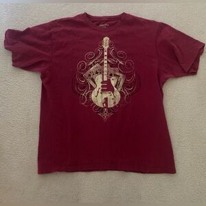 extra large guitar t-shirt